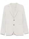 Luigi Bianchi Light Grey Cotton Jacket