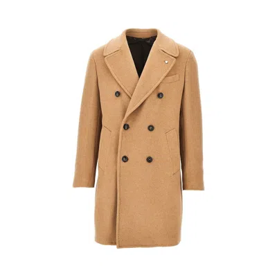 Luigi Bianchi 'dream' Camelwool Coat In Neutral