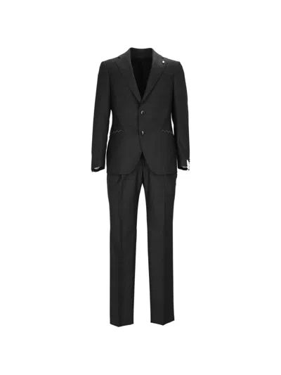 Luigi Bianchi Drop 7 Check-pattern Suit In Multi