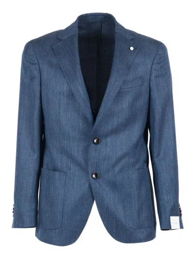 Luigi Bianchi Giacca Drop 7 In Blue
