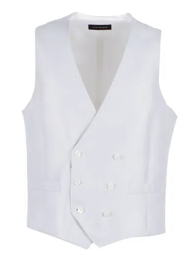 Luigi Bianchi Gilet Drop S In White