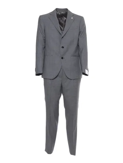 LUIGI BIANCHI GRAY MEN'S SUIT