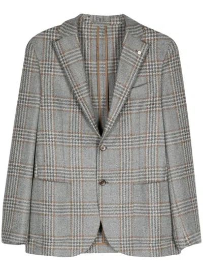 LUIGI BIANCHI GREY CLASSIC BLAZER