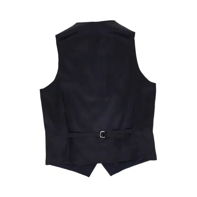 Luigi Bianchi L And Mohair Tailored Vest In Blue