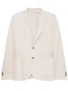 Luigi Bianchi Light Beige Linen Jacket In Neutrals