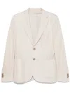 Luigi Bianchi Light Beige Linen Jacket In Beige