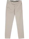 Luigi Bianchi Mantova Cotton Chino Trousers In Neutrals