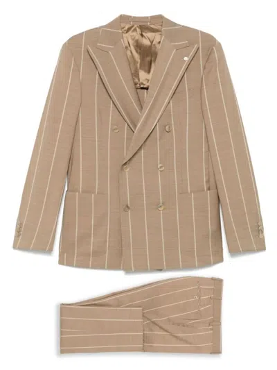 Luigi Bianchi Mantova Double-breasted Suit With Classic Notch Lapel