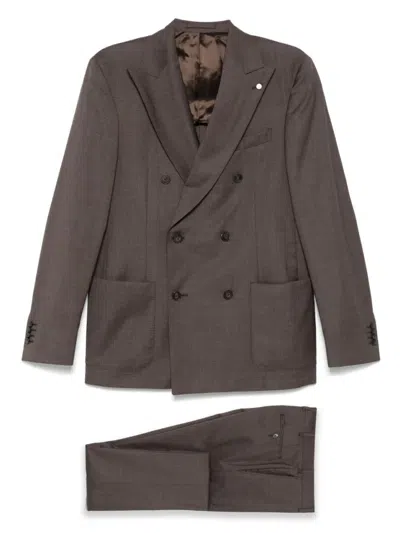 Luigi Bianchi Mantova Double-breasted Suit With Tailored Silhouette