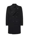 Luigi Bianchi Mantova Double-breasted Wool Coat In Multi