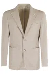 Luigi Bianchi Mantova Giacca Cotone Mano Cashmere In Gray