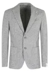 Luigi Bianchi Mantova Giacca Jersey In Gray