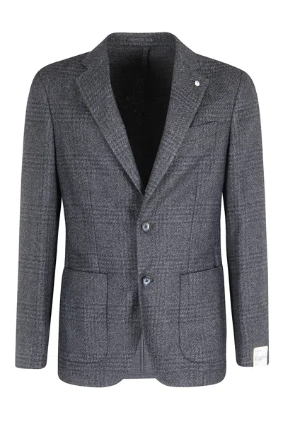 Luigi Bianchi Mantova Giacca Lana In Gray