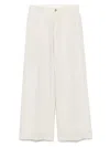 Luigi Bianchi Mantova Herringbone Trousers In Neutrals
