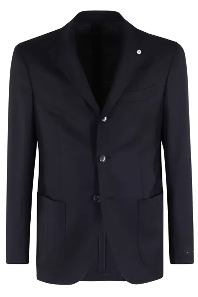 Luigi Bianchi Mantova Lana Stretch Opsak In Blu