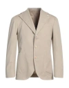 Luigi Bianchi Mantova Man Blazer Beige Size 36 Cotton In Beige