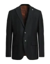 Luigi Bianchi Mantova Man Blazer Black Size 44 Wool
