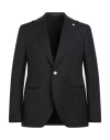 Luigi Bianchi Mantova Man Blazer Black Size 46 Wool, Silk In Black