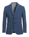 Luigi Bianchi Mantova Man Blazer Blue Size 40 Wool In Blue