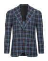 Luigi Bianchi Mantova Man Blazer Dark Brown Size 44 Wool In Brown