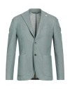Luigi Bianchi Mantova Man Blazer Green Size 44 Cotton In Multi