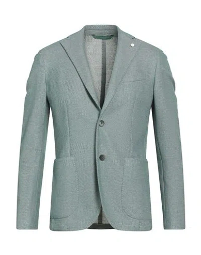 Luigi Bianchi Mantova Man Blazer Green Size 44 Cotton