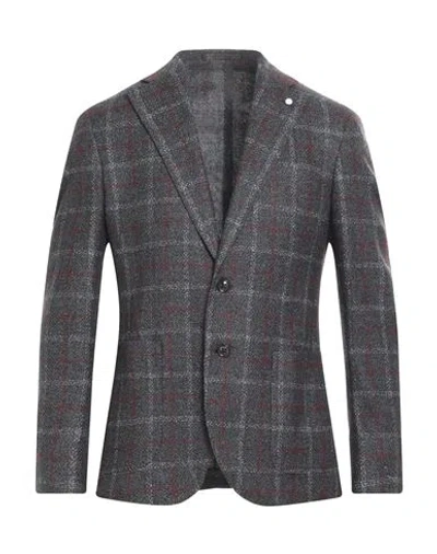 Luigi Bianchi Mantova Man Blazer Grey Size 42 Wool, Cotton, Cashmere