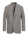 Luigi Bianchi Mantova Man Blazer Grey Size 42 Virgin Wool
