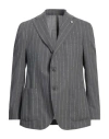 Luigi Bianchi Mantova Man Blazer Grey Size 42 Virgin Wool In Gray
