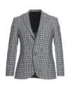 Luigi Bianchi Mantova Man Blazer Grey Size 44 Wool, Cashmere In Gray
