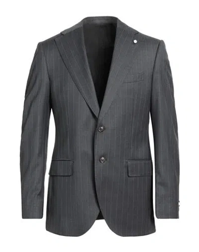 Luigi Bianchi Mantova Man Blazer Grey Size 44 Wool In Gray