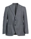 Luigi Bianchi Mantova Man Blazer Midnight Blue Size 44 Wool, Alpaca Wool, Polyester