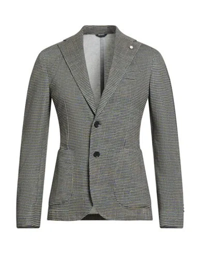 Luigi Bianchi Mantova Man Blazer Yellow Size 42 Cotton