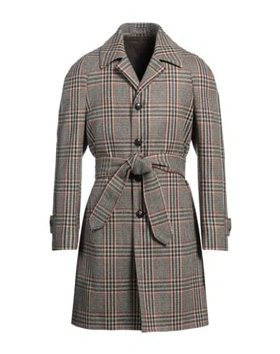Luigi Bianchi Mantova Man Coat Beige Size 42 Virgin Wool, Cashmere In Gray