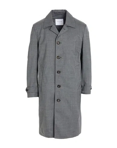 Luigi Bianchi Mantova Man Overcoat & Trench Coat Grey Size 40 Virgin Wool, Polyurethane In Gray