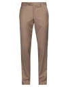 Luigi Bianchi Mantova Man Pants Camel Size 36 Virgin Wool In Beige