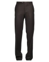 Luigi Bianchi Mantova Man Pants Dark Brown Size 42 Virgin Wool In Brown