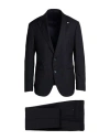Luigi Bianchi Mantova Man Suit Black Size 44 Virgin Wool