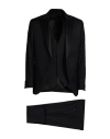 Luigi Bianchi Mantova Man Suit Black Size 50 Super 110s Wool