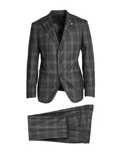Luigi Bianchi Mantova Man Suit Grey Size 42 Virgin Wool In Gray