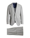 Luigi Bianchi Mantova Man Suit Grey Size 42 Wool In Gray