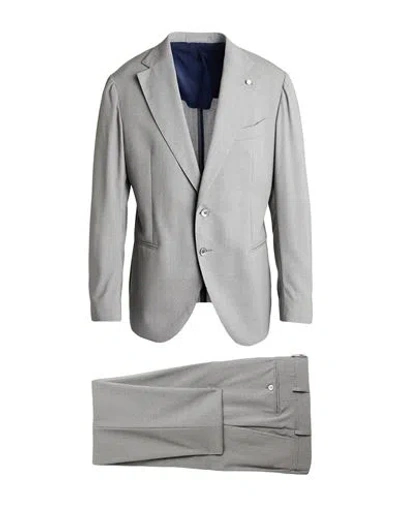 Luigi Bianchi Mantova Man Suit Grey Size 42 Wool In Gray