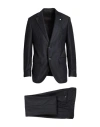Luigi Bianchi Mantova Man Suit Navy Size 46 Virgin Wool In Blue