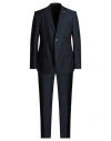 Luigi Bianchi Mantova Man Suit Midnight Blue Size 44 Wool