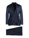 Luigi Bianchi Mantova Man Suit Navy Size 44 Polyester, Wool