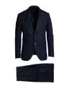 Luigi Bianchi Mantova Man Suit Black Size 44 Virgin Wool