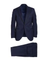 Luigi Bianchi Mantova Man Suit Navy Size 46 Wool In Navy