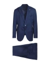 Luigi Bianchi Mantova Man Suit Navy Size 50 Virgin Wool, Elastane In Blue