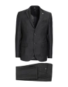 Luigi Bianchi Mantova Man Suit Steel Grey Size 38 Wool