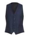 Luigi Bianchi Mantova Man Tailored Vest Navy Size 46 Wool, Cashmere